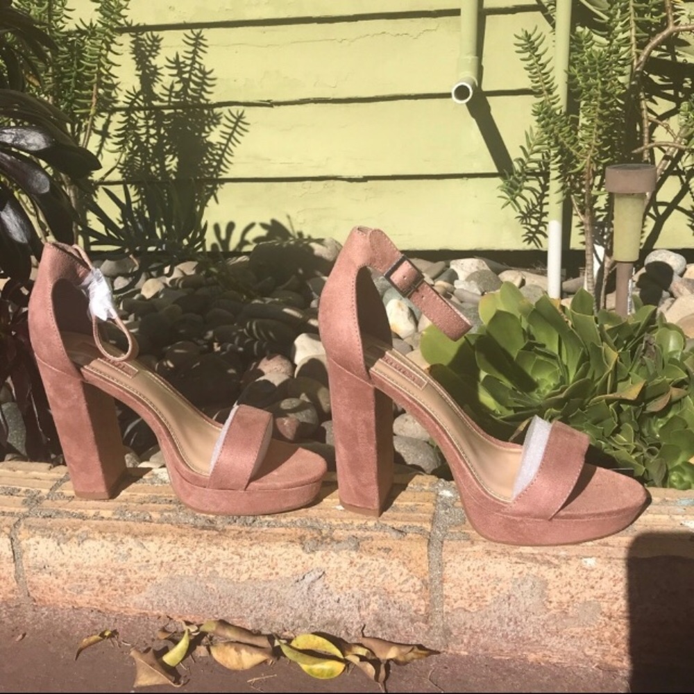 New Open Toe Mauve chunky - Picture 4 of 7